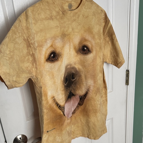 The Mountain Golden Retriever Dog T-Shirt - Picture 3 of 5